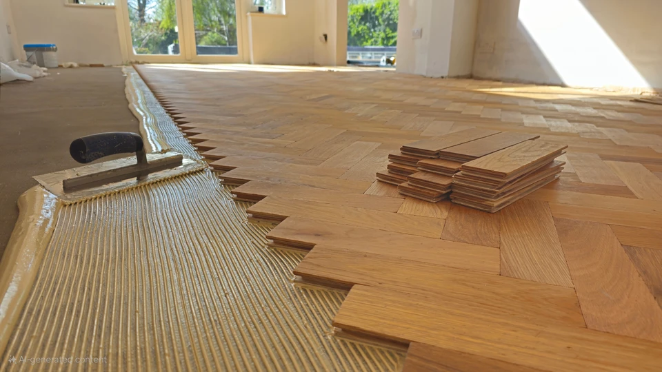 Terrasse extérieure combinant lambourdes en bois traité autoclave classe 4 et dallage en grès cérame anthracite grand format